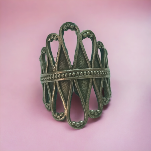 Oxidized 925 Silver Ring